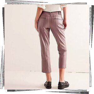 Free People Mauve Cropped Trousers